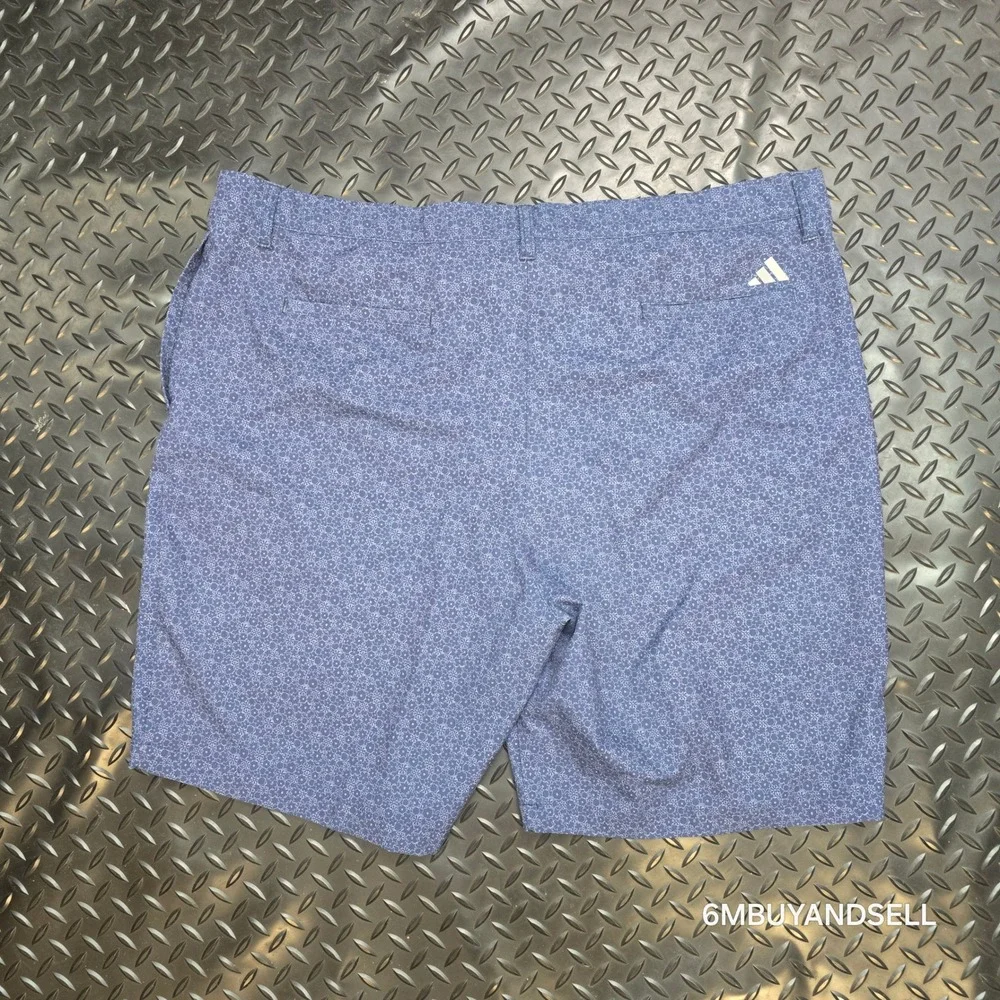 Adidas Mens Ultimate365 Golf Shorts Blue Floral Geometric HR7935 Size 42